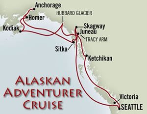 Alaskan Adventurer Cruises From Holland America for 2010.